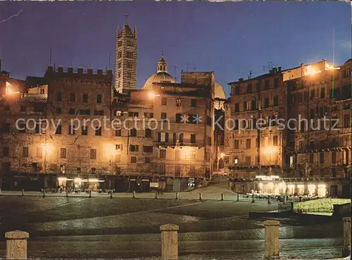 Siena Notturno di piazza del Campo Kat. Siena