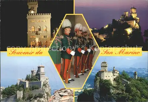 San Marino Repubblica Palazzo del Governo le Torri Guardia di Rocca