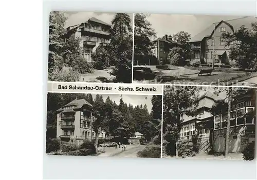 Bad Schandau Erholungsheim Ostrauer Scheibe Erwin Hartsch Schrammstein Kat. Bad Schandau