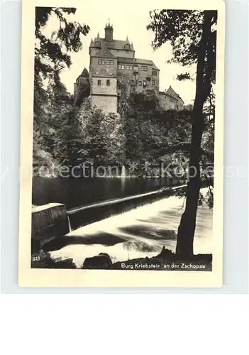 Kriebstein Burg Zschopau Kat. Kriebstein
