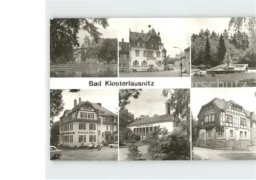Bad Klosterlausnitz Rathaus Kurpark Kurhotel Koeppe Kat. Bad Klosterlausnitz