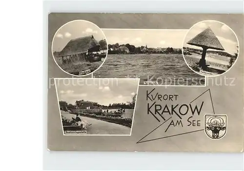Krakow See Fischerei Bootsanlegestelle Kat. Krakow See