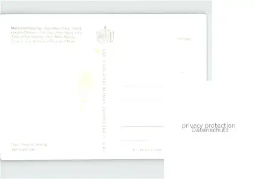 Leipzig Karl Marx  Platz Kat. Leipzig