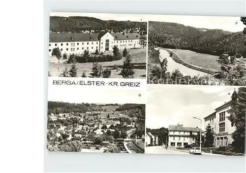 Berga Elster Ferienheim Wismut Oberhammer im Elstertal Blick von der Bastei Karl Liebknecht Oberschule Kat. Berga Elster