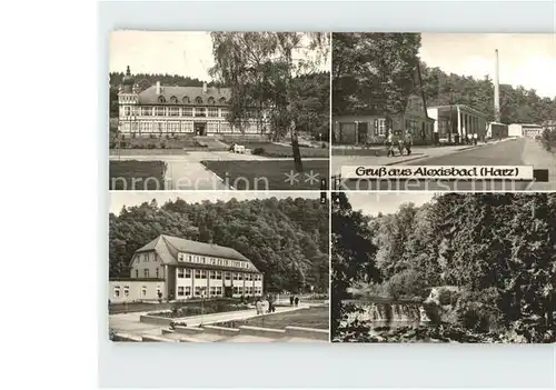 Alexisbad Harz Ferienheim Geschwister Scholl Gaststaette Goldene Rose  Kat. Harzgerode