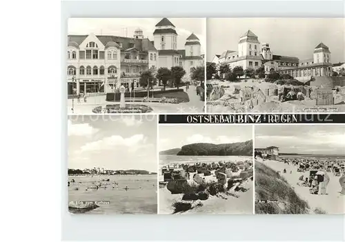 Binz Ruegen Kurhaus Strandpromenade Strand Kat. Binz