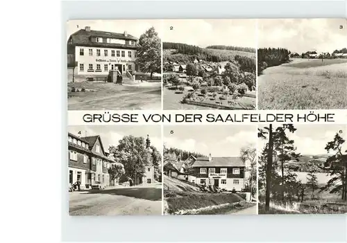 Saalfelder Hoehe Wickersdorf Arnsgreuth Gasthaus Zur Linde Kat. Saalfelder Hoehe