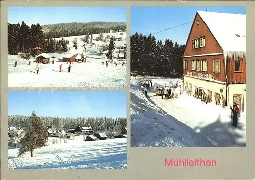 Muehlleithen Klingenthal HO Hotel Buschhaus Betriebsferienheim  Kat. Klingenthal Sachsen
