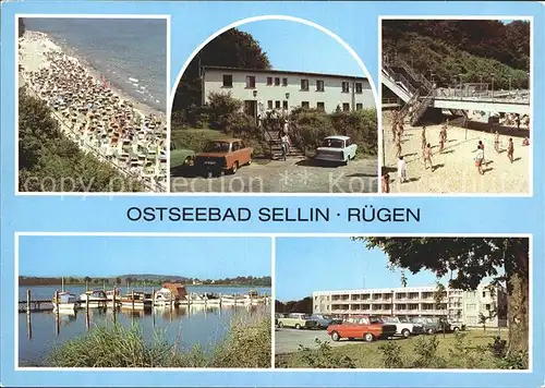 Sellin Ruegen Erholungsheim Waldfrieden Klubhaus Freitreppe  Kat. Sellin Ostseebad