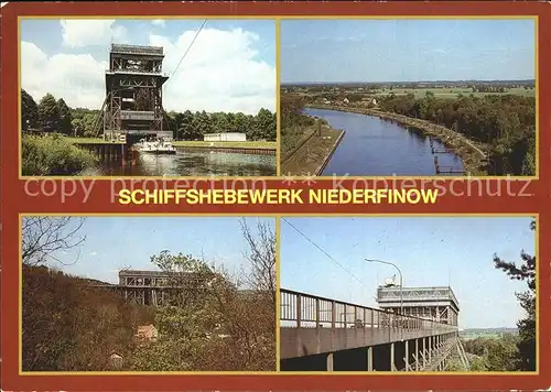 Niederfinow Schiffshebewerk  Kat. Niederfinow