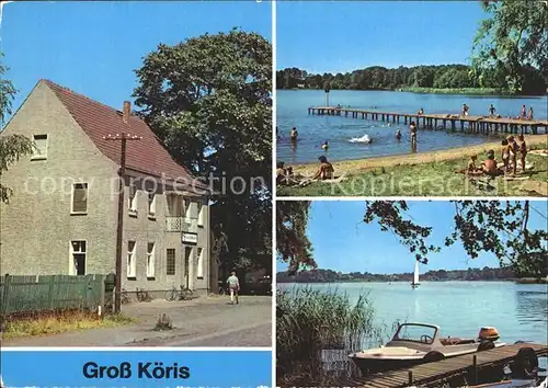 Gross Koeris Gaststaette Zum Eisenbahn Schulzensee  Kat. Gross Koeris