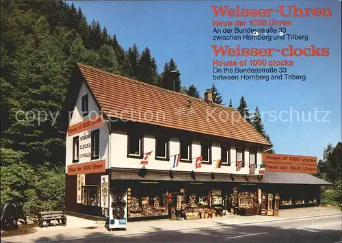 Gremmelsbach Weisser Uhren Kat. Triberg im Schwarzwald