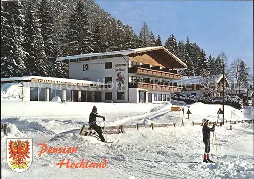 Maurach Tirol Pension Hochland  Kat. Eben am Achensee
