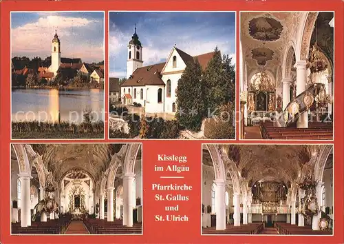 Kisslegg Pfarrkirche St. Gallus St. Ulrich  Kat. Kisslegg