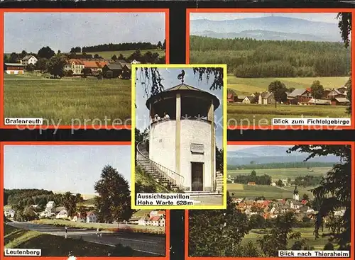 Grafenreuth Thiersheim Fichtelgebirge Aussichtsturm Hohe Warte Leutenberg  Kat. Thiersheim