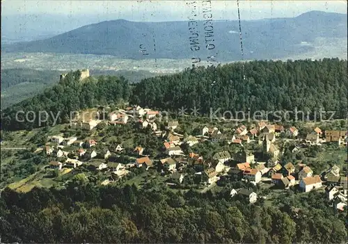 Ebersteinburg Fliegeraufnahme Kat. Baden Baden