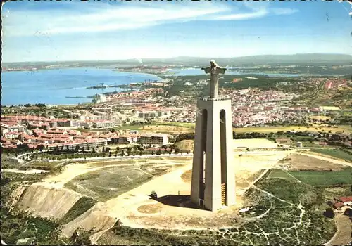 Almada Monument Christ King Fliegeraufnahme Kat. Almada