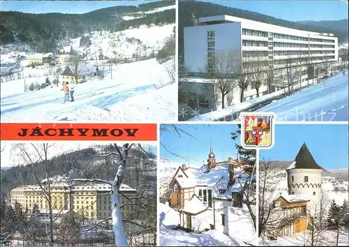 Jachymov Ustav akademika Behounka Sanatorium Sklodowske  Kat. Sankt Joachimsthal