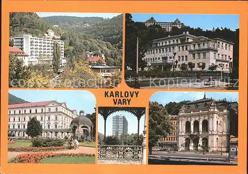 Karlovy Vary Ortsansichten  Kat. Karlovy Vary Karlsbad