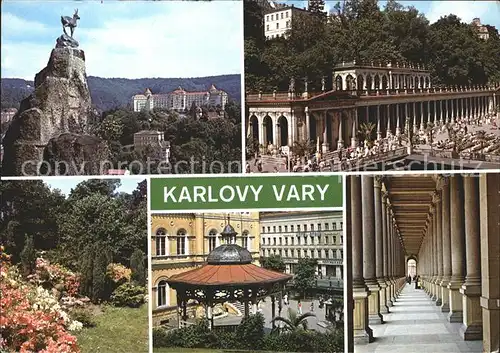 Karlovy Vary Teilansichten  Kat. Karlovy Vary Karlsbad