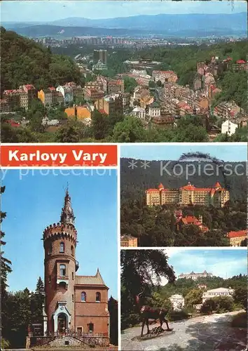 Karlovy Vary Goethova vyhlidka Sanatorium Imperial  Kat. Karlovy Vary Karlsbad