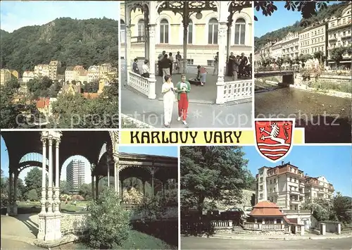 Karlovy Vary lazenskou ctvrt Pramen Svobody  Kat. Karlovy Vary Karlsbad