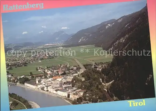 Rattenberg Tirol Fliegeraufnahme  Kat. Rattenberg