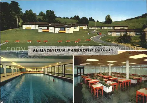 Maierhoefen Allgaeu Ferienzentrum Kat. Maierhoefen