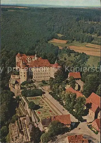 Langenburg Wuerttemberg Schloss Fliegeraufnahme Kat. Langenburg