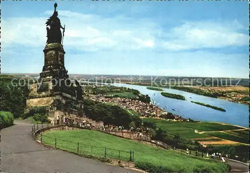 Ruedesheim Rhein Niederwalddenkmal Kat. Ruedesheim am Rhein