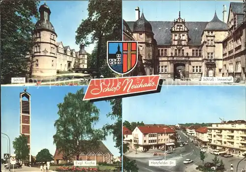 Sinsheim Elsenz Schloss Neuhaus Hotzenfelder Strasse Evangelische Kirche Schlosshof Kat. Sinsheim