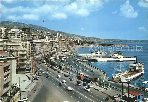 Messina Sicilia Freiheitsallee Caronte Landungsplatz Kat. Messina