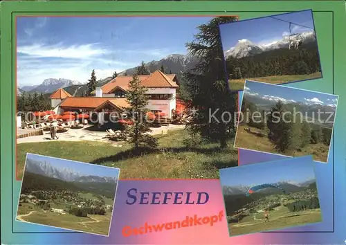 Seefeld Tirol Panoramarestaurant Gschwandtkopf Huette Kat. Seefeld in Tirol