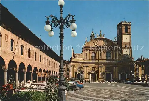 Vigevano Herzogplatz mit Domkirche Kat. Vigevano