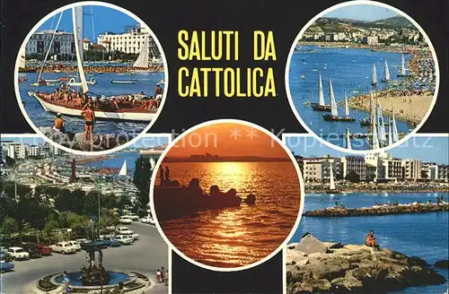 Cattolica Hotel Strand Segelschiff Kat. Cattolica