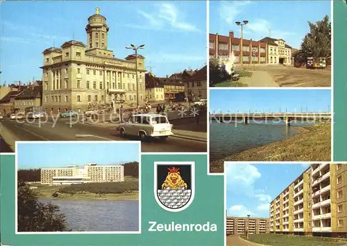 Zeulenroda Triebes Rathaus Kreiskulturhaus Neubaugebiet Rothlein Kat. Zeulenroda Triebes