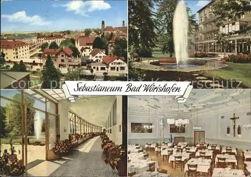 Bad Woerishofen Kurkrankenanstalt Sebastianeum Kat. Bad Woerishofen