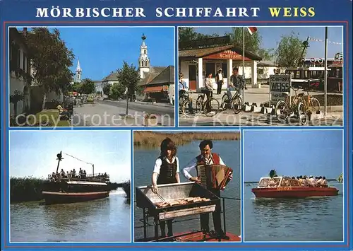 Moerbisch See Schiffahrt Weiss  Kat. Moerbisch am See