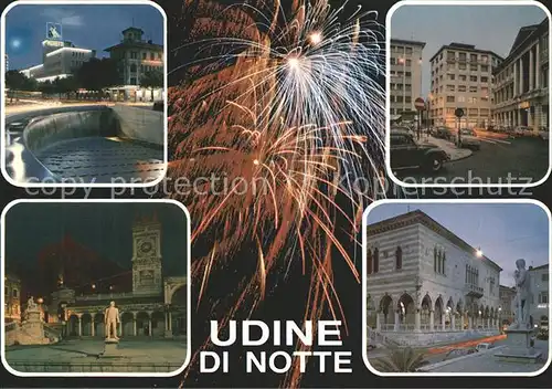 Udine Nachtaufnahmen Kat. Udine