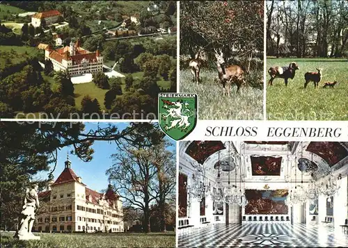 Graz Steiermark Schloss Eggenberg Jagdmuseum Stadtmuseum Hirsche  Kat. Graz