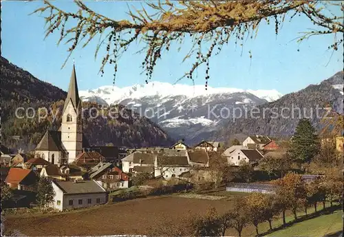 Obervellach Kaernten Tauernbahn Hohe Tauern Kirche Kat. Obervellach