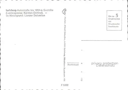 Iselsberg Stronach Panorama Lienzer Dolomiten Kat. Iselsberg Stronach