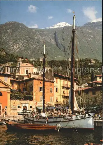 Malcesine Lago di Garda See Segelboot Kat. Malcesine