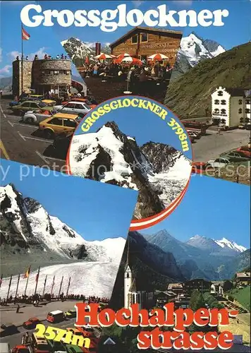 Grossglockner Hochalpenstrasse Aussichtsturm Edelweissspitze Glocknerhaus  Kat. Heiligenblut