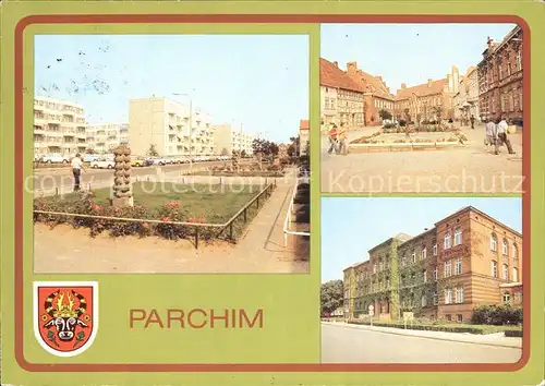 Parchim Wilhelm Pieck Platz Goethe Oberschule 