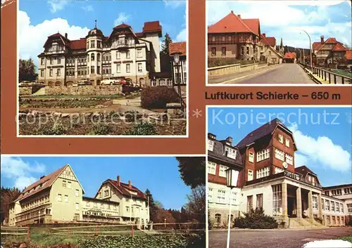 Schierke Harz Luftkurort Brockenstrasse Hotel Heinrich Heine HO Gaststaetten Kat. Schierke Brocken