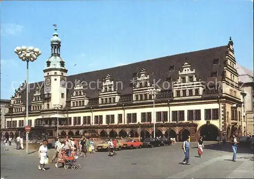 Leipzig Messestadt Altes Rathaus Markt Kat. Leipzig