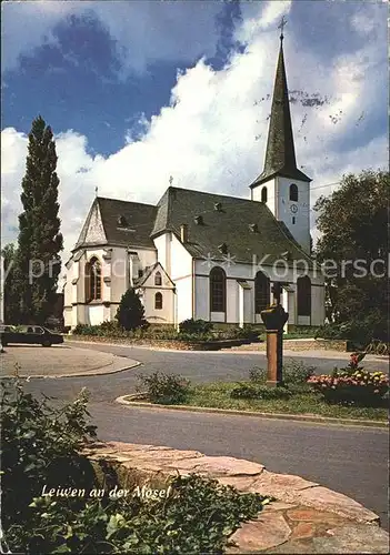 Leiwen Trier Saarburg Katholische Kirche Kat. Leiwen