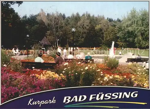 Bad Fuessing Kurpark Fontaene Kat. Bad Fuessing