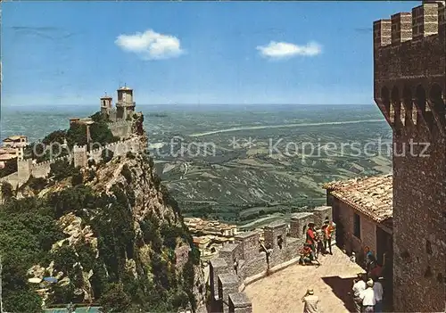 San Marino Repubblica Prima Torre Monte Titano